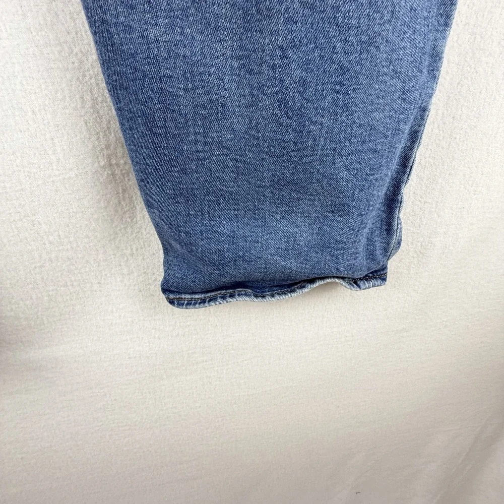 Levis 501 Mens Light Wash Sz‎ 34x30 Rare Blank Tab Worn In Classic Button Fly